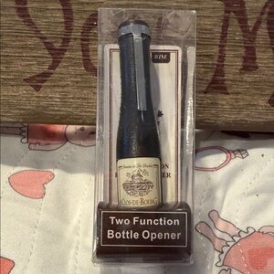 Black Two Function Bottle Opener